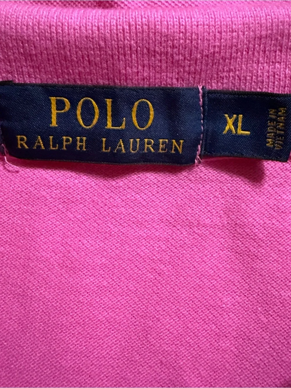 Polo Ralph Lauren Pink Cotton Green Pony Short Sleeve Polo Shirt